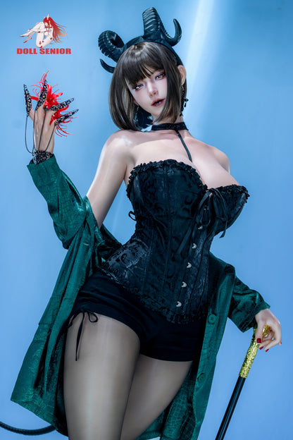 Doll Senior【Capricorn】170cm/5ft 7 in G Cup Silicone Real Skin Texture Version Customizable Sex Doll