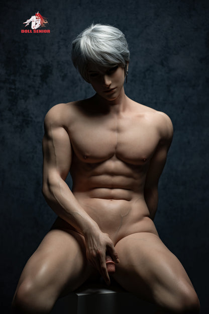 Doll Senior【Baijin】185cm /6 ft 0.8 in Silicone Real Skin Texture Version Customizable Male Sex Doll