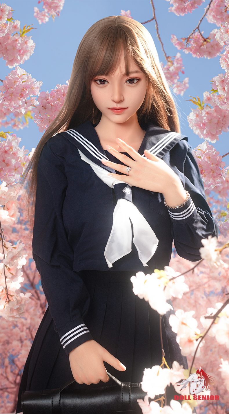 Doll Senior【Mengshu】 163cm/5ft 4 in E Cup Silicone  Implanted Hair Customizable Sex Doll
