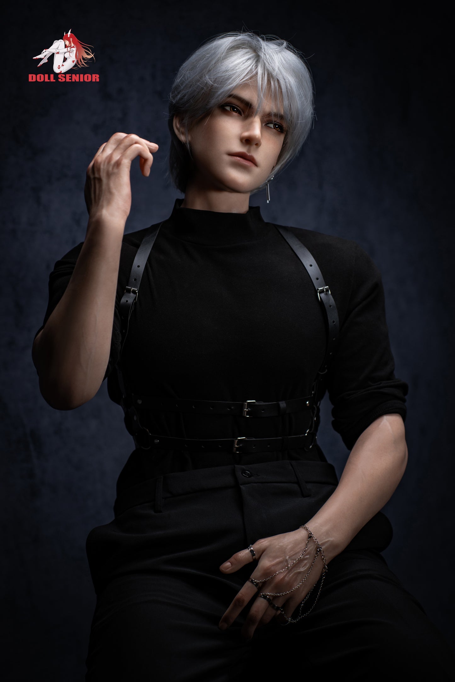 Doll Senior【Baijin】185cm /6 ft 0.8 in Silicone Real Skin Texture Version Customizable Male Sex Doll