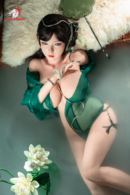 Doll Senior【Aoi】Green snake 165cm/5ft 5 in F Cup Silicone Real Skin Texture Version Customizable Sex Doll Aoi 02