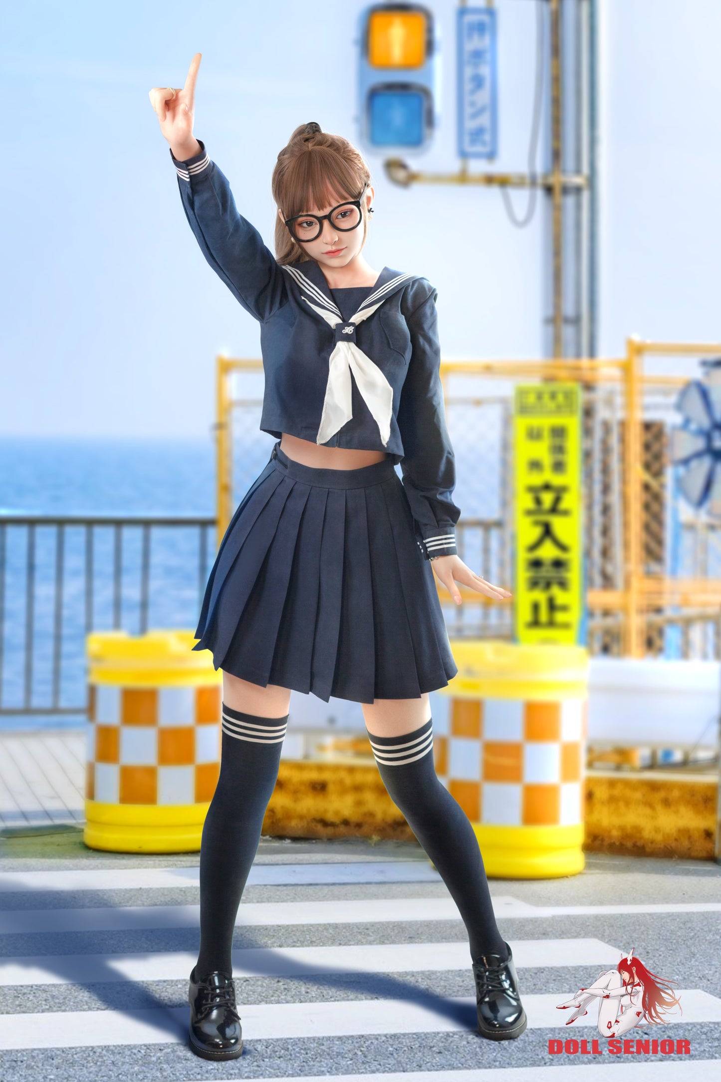 Doll Senior【Mengshu】 163cm/5ft 4 in E Cup Silicone  Implanted Hair Customizable Sex Doll