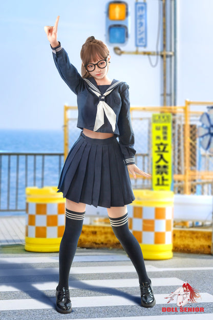 Doll Senior【Mengshu】 163cm/5ft 4 in E Cup Silicone  Implanted Hair Customizable Sex Doll