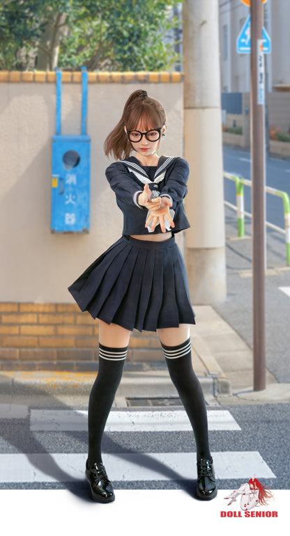 Doll Senior【Mengshu】 163cm/5ft 4 in E Cup Silicone  Implanted Hair Customizable Sex Doll