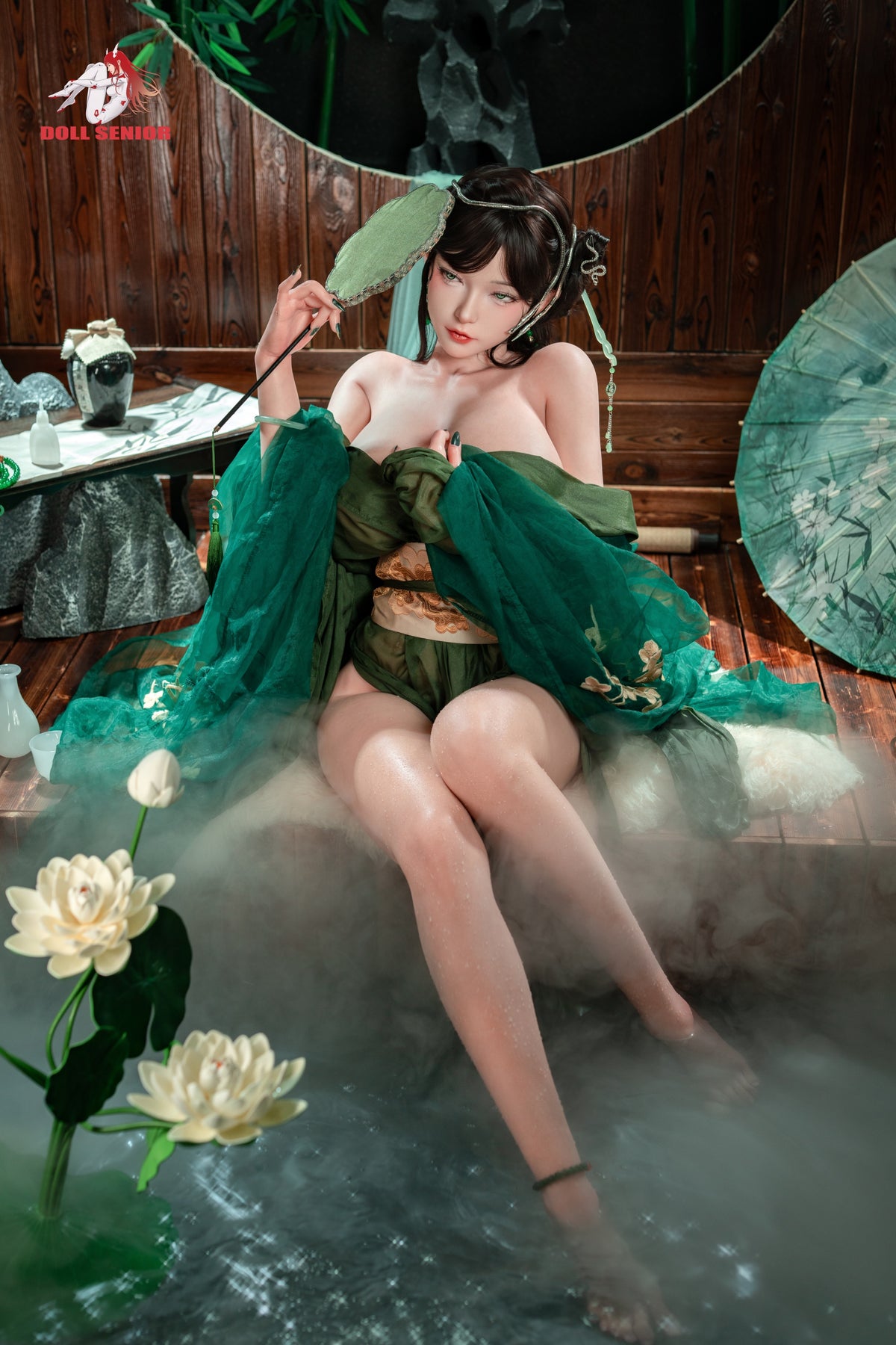 Doll Senior【Aoi】Green snake 165cm/5ft 5 in F Cup Silicone Real Skin Texture Version Customizable Sex Doll Aoi 02