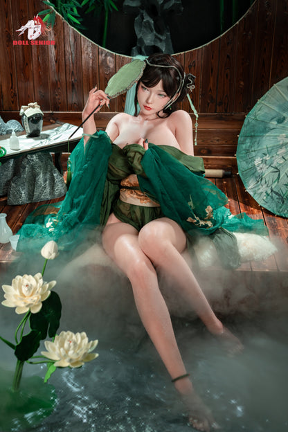 Doll Senior【Aoi】Green snake 165cm/5ft 5 in F Cup Silicone Real Skin Texture Version Customizable Sex Doll Aoi 02