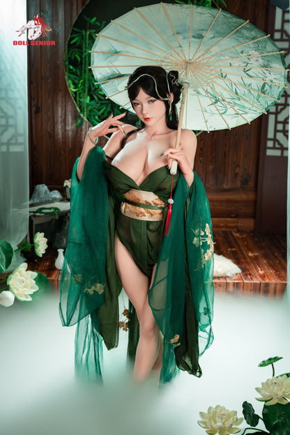 Doll Senior【Aoi】Green snake 165cm/5ft 5 in F Cup Silicone Real Skin Texture Version Customizable Sex Doll Aoi 02