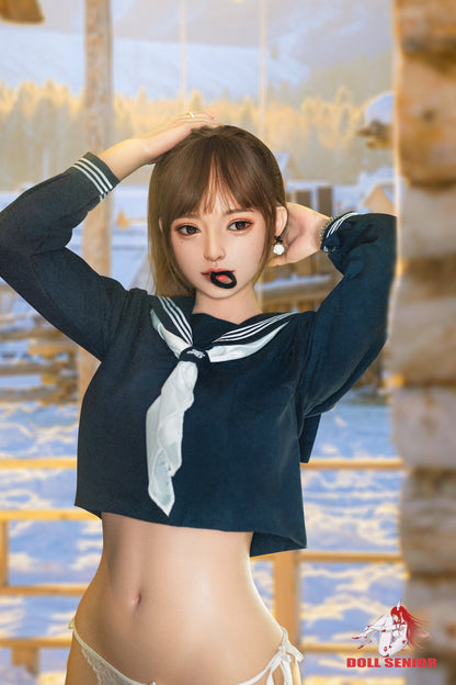Doll Senior【Mengshu】 163cm/5ft 4 in E Cup Silicone  Implanted Hair Customizable Sex Doll