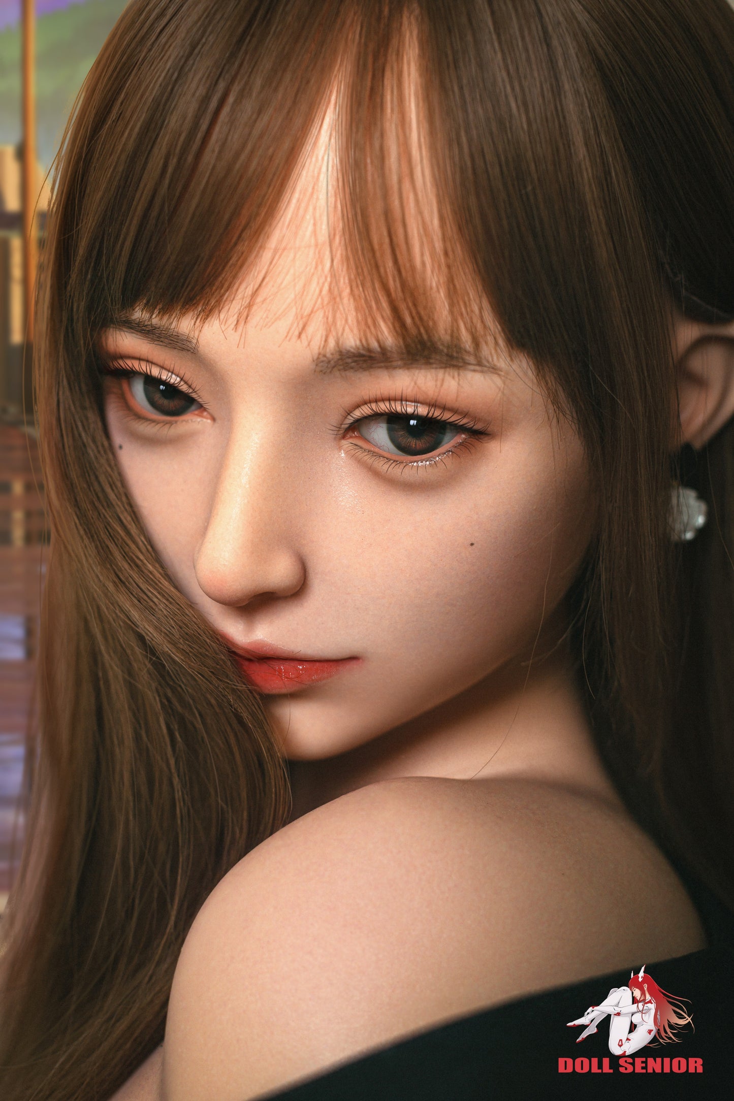 Doll Senior【Mengshu】 163cm/5ft 4 in E Cup Silicone  Implanted Hair Customizable Sex Doll