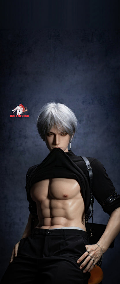 Doll Senior【Baijin】185cm /6 ft 0.8 in Silicone Real Skin Texture Version Customizable Male Sex Doll