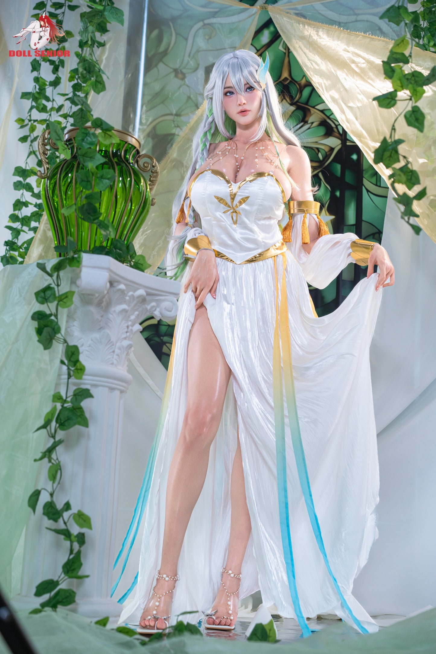 Doll Senior【Aquarius】ROS 2.0 175cm/5ft 8 in G Cup Silicone Real Skin Texture Customizable Sex Doll