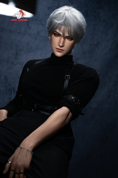 Doll Senior【Baijin】185cm /6 ft 0.8 in Silicone Real Skin Texture Version Customizable Male Sex Doll