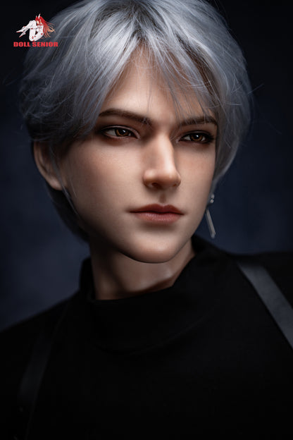 Doll Senior【Baijin】185cm /6 ft 0.8 in Silicone Real Skin Texture Version Customizable Male Sex Doll