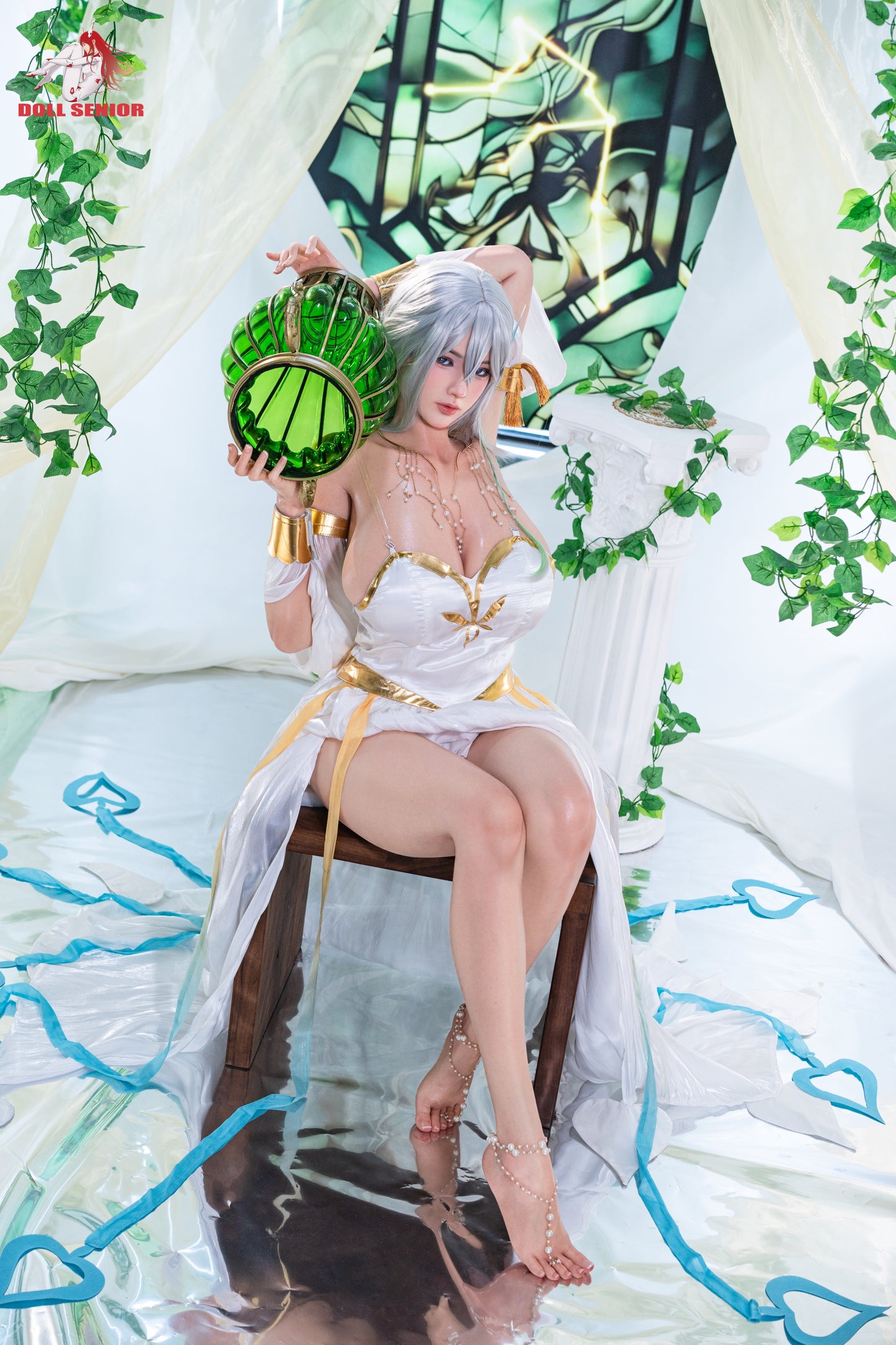 Doll Senior【Aquarius】ROS 2.0 175cm/5ft 8 in G Cup Silicone Real Skin Texture Customizable Sex Doll