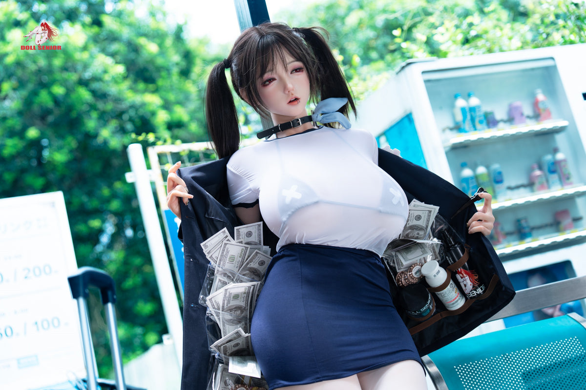 Doll Senior【Kita】 158cm/5ft 2 in K Cup Silicone  Implanted Hair Customizable Sex Doll BBW Real Skin Texture Version