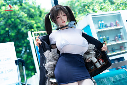 Doll Senior【Kita】 158cm/5ft 2 in K Cup Silicone  Implanted Hair Customizable Sex Doll BBW Real Skin Texture Version