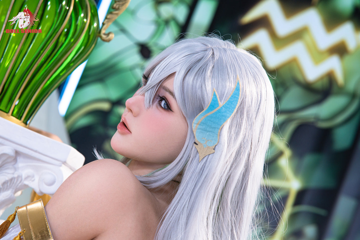 Doll Senior【Aquarius】ROS 2.0 175cm/5ft 8 in G Cup Silicone Real Skin Texture Customizable Sex Doll